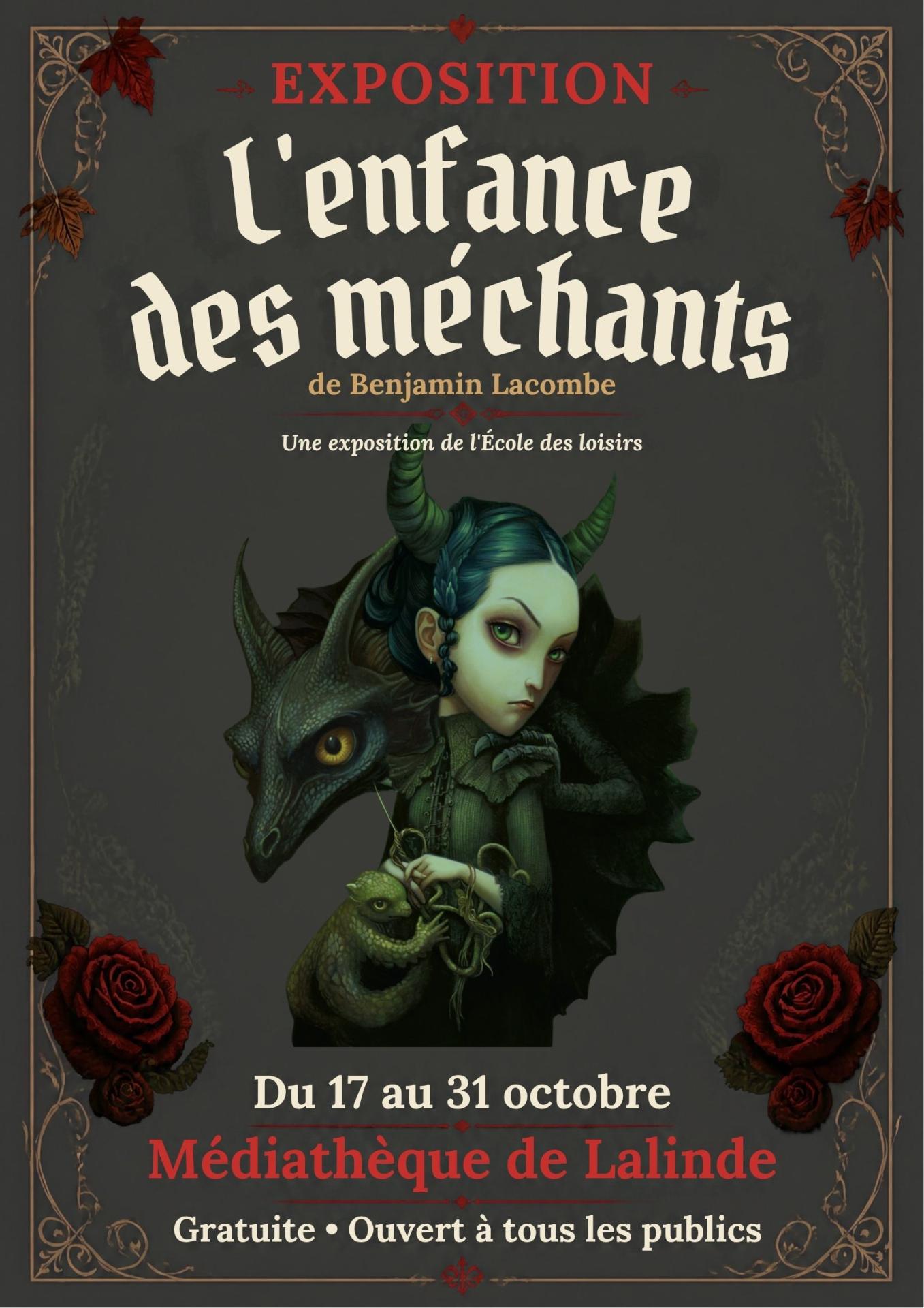 Affiche a3 portrait l enfance des mechants