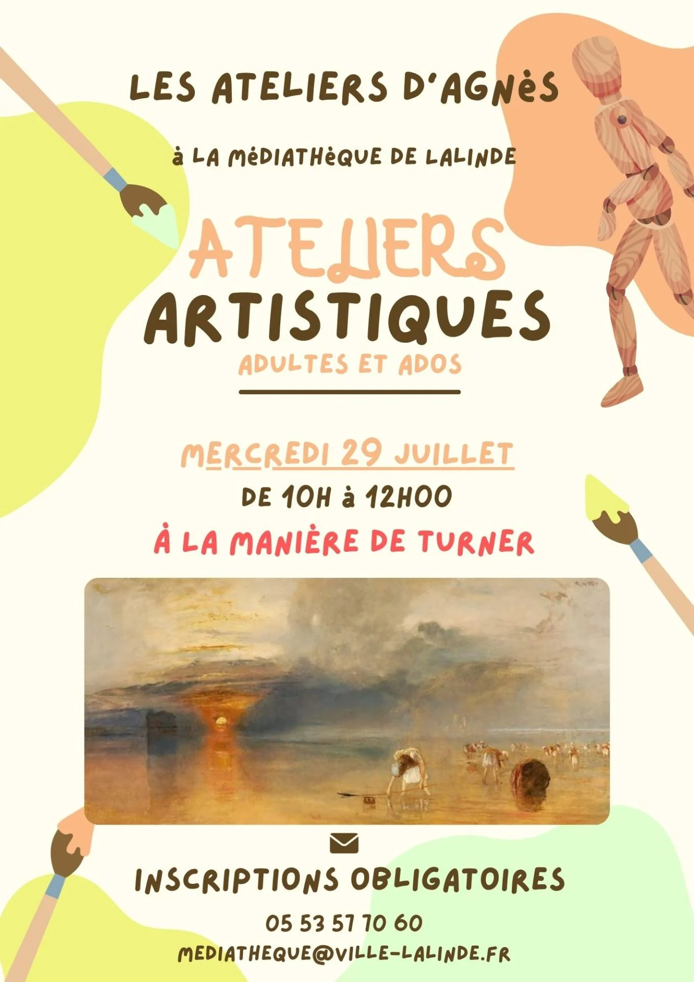 Affiche atelier d agnes 29 juillet a4