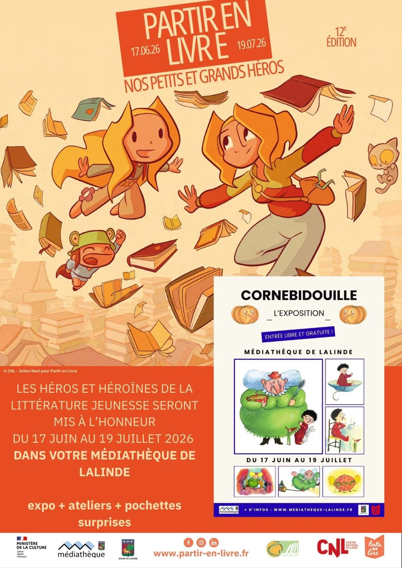 Affiche partir en livre 2026 lalinde