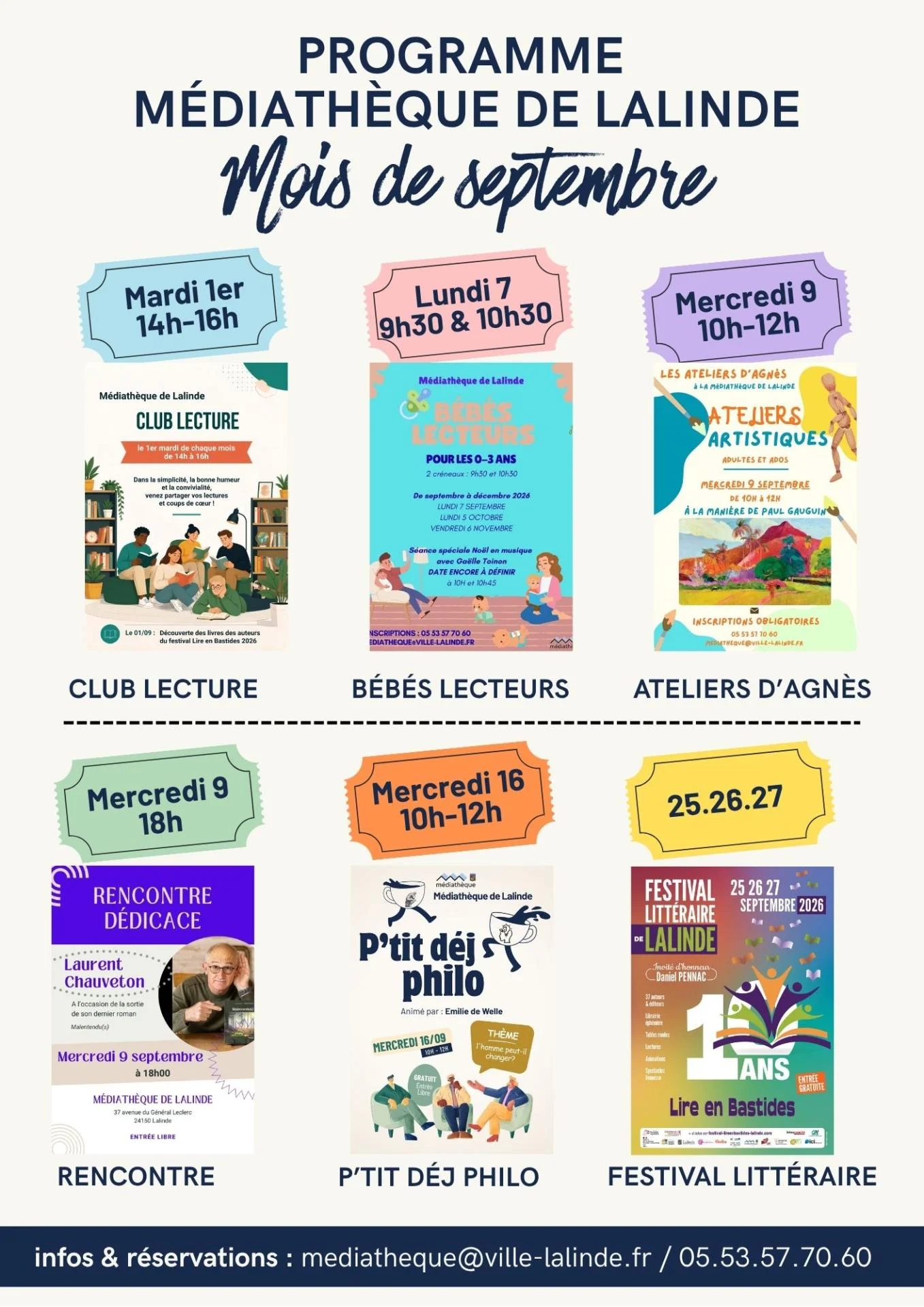 Affiche programme septembre 2028