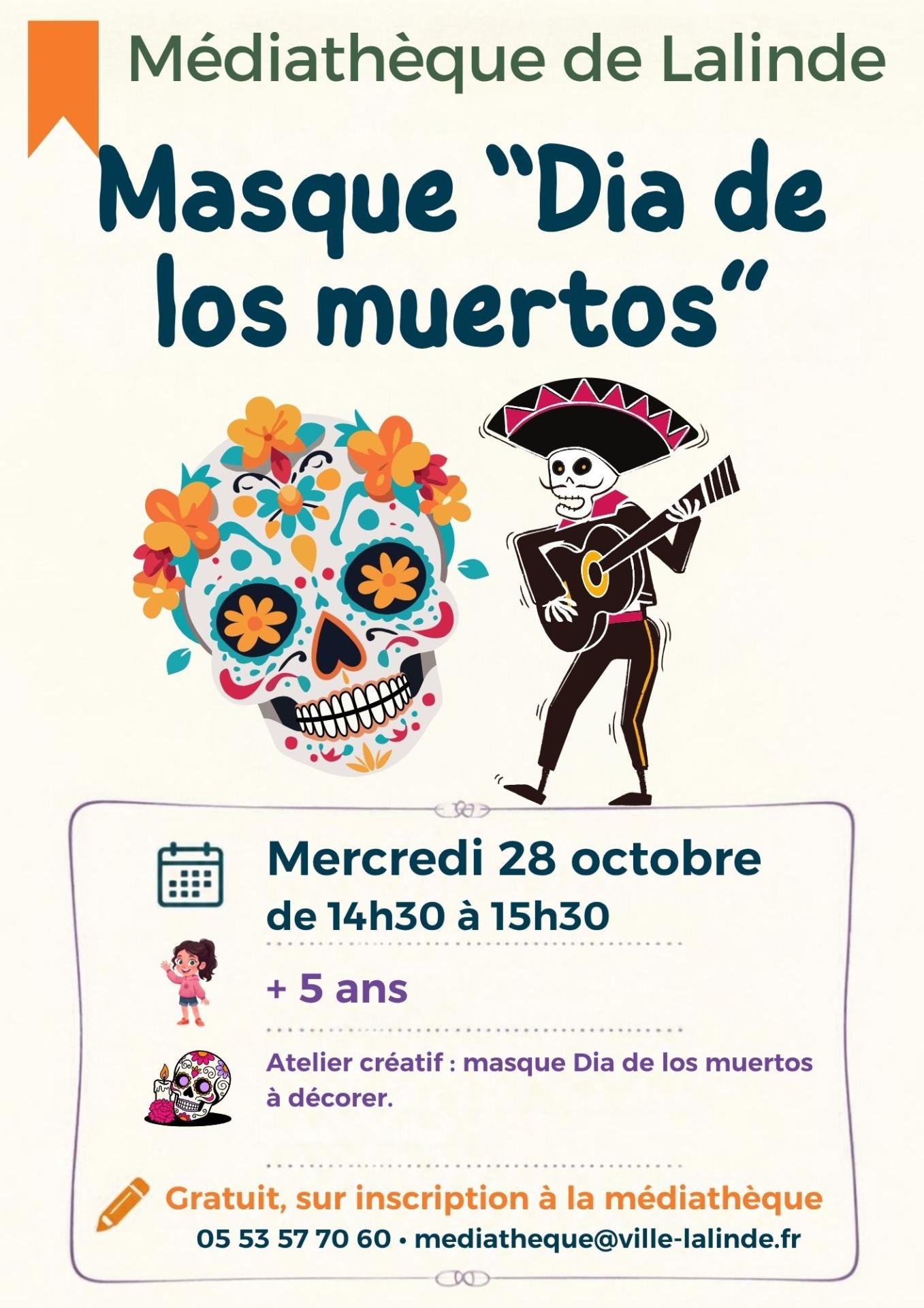 Masque dia de los muertos