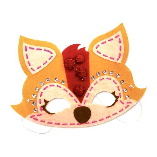 Masque renard feutrine